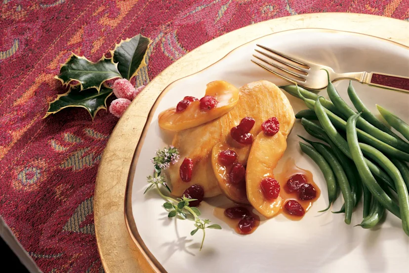 Apple Cranberry Chickenn Marsala