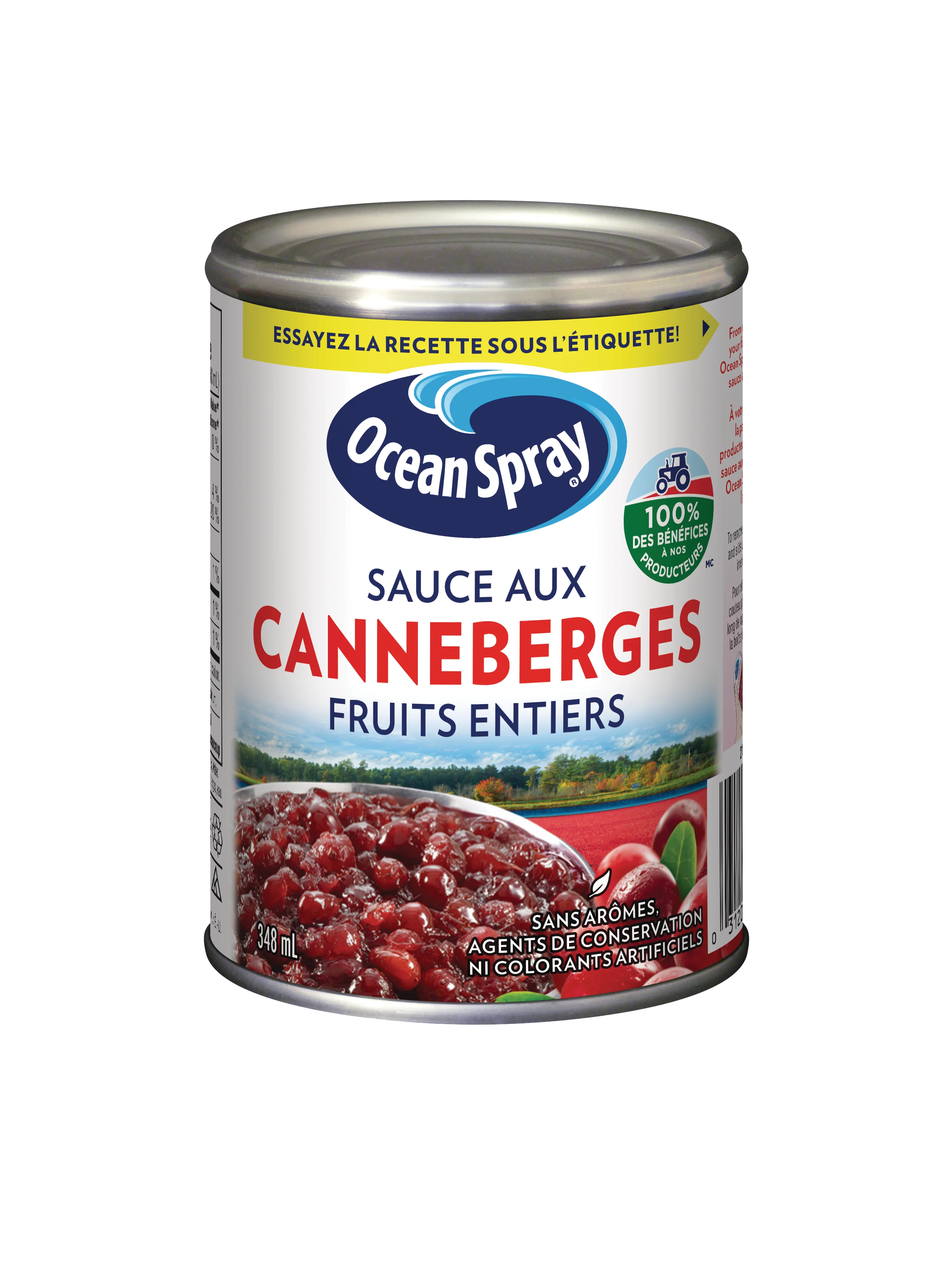 Sauce aux canneberges fruits entiers 348 mL