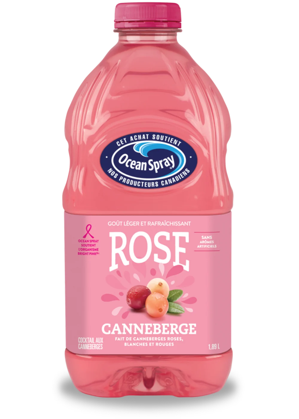 Cocktail aux canneberges roses 1,89L
