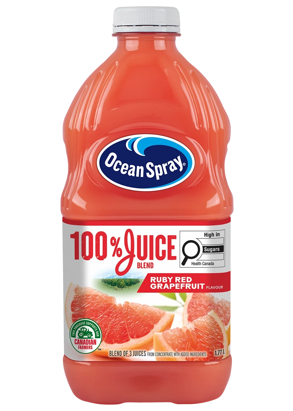 100% Juice Blend Ruby Red Grapefruit 1.77 L