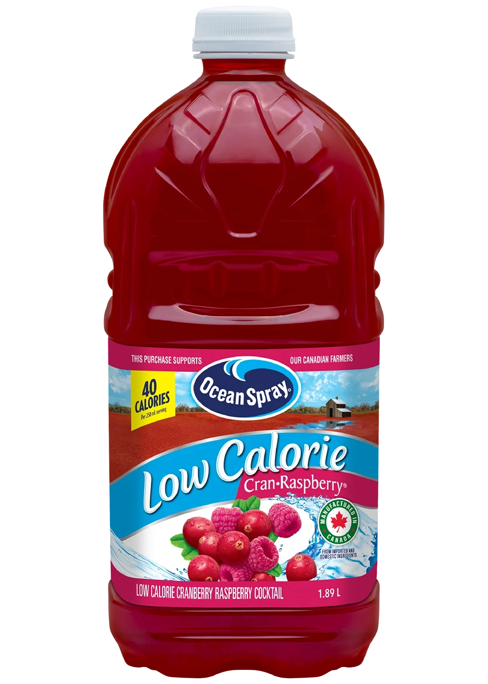 Low Calorie Cranberry & Raspberry Cocktail 1.89L