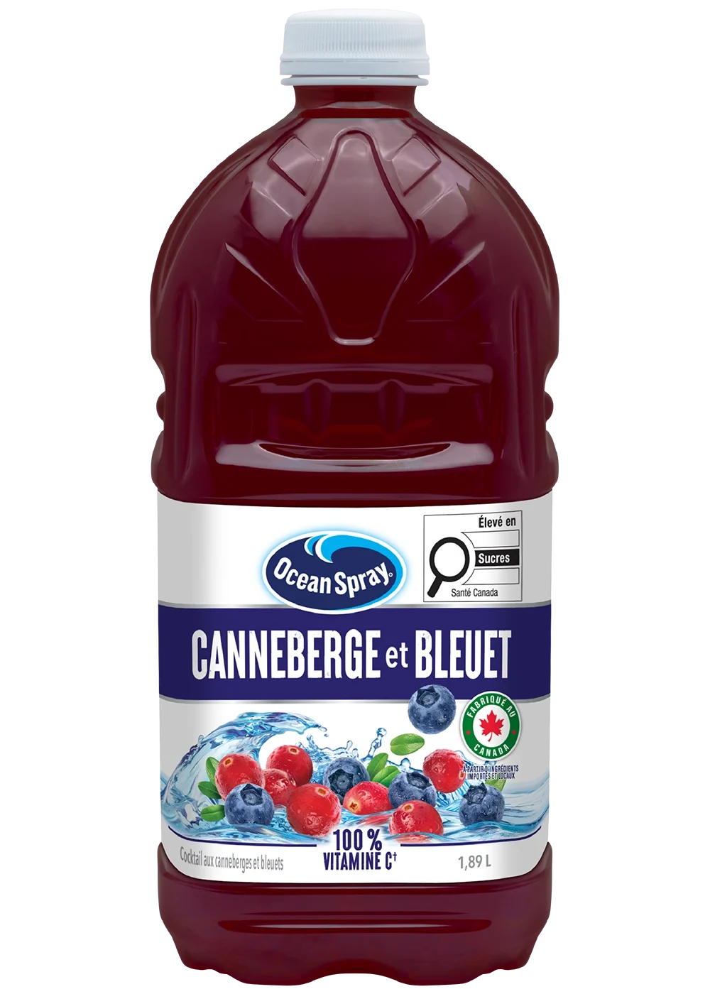 Cocktail aux canneberges et bleuets 1,89L