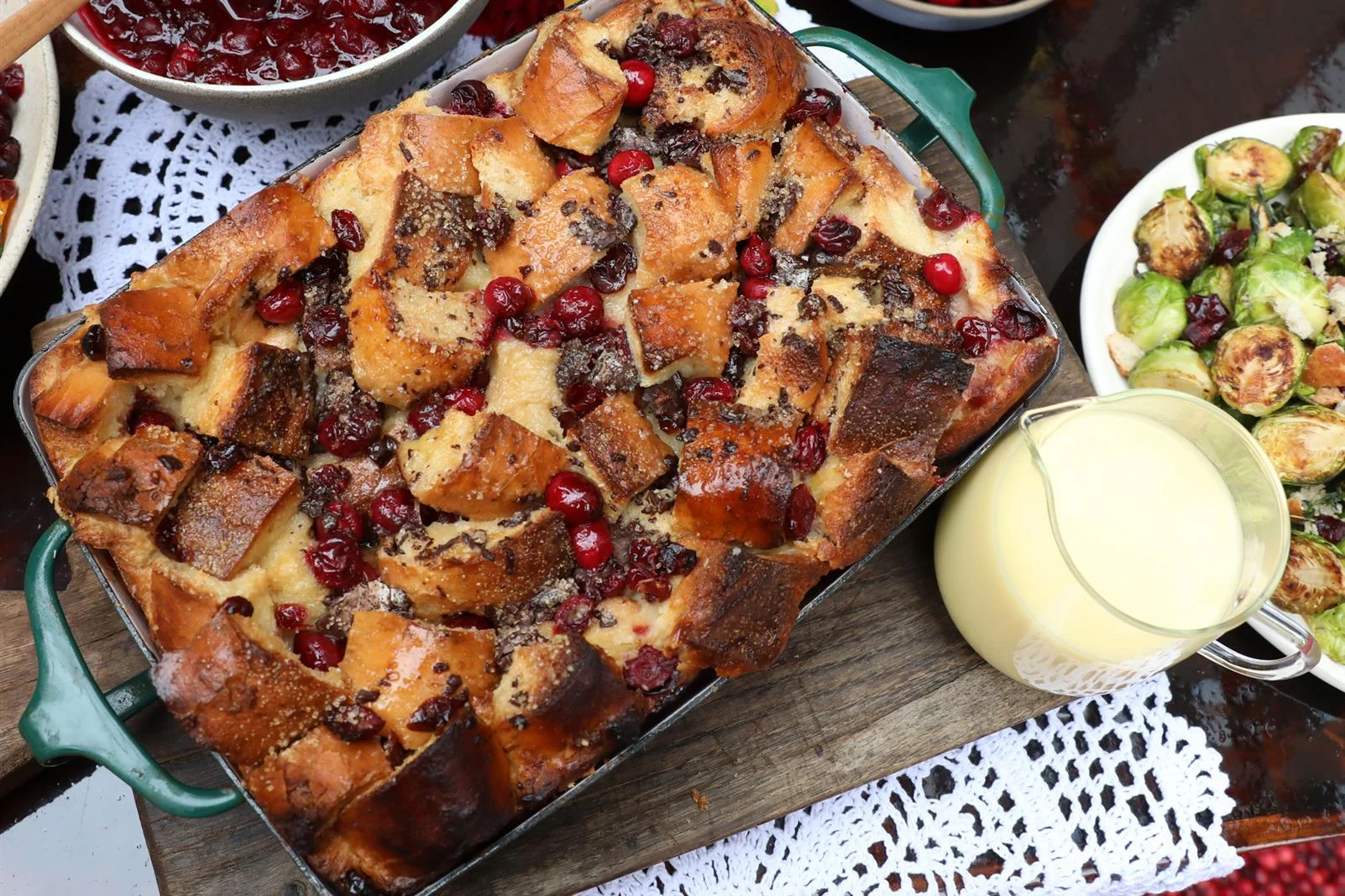Cranberry Bread Pudding