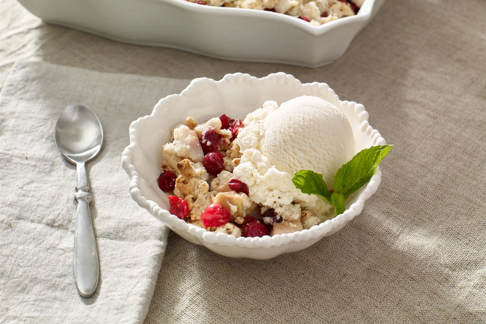 Cranberry Pear Crisp