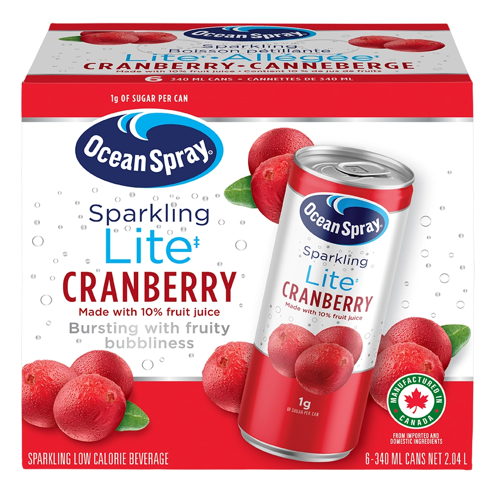Sparkling Lite Cranberry 6/340 ml