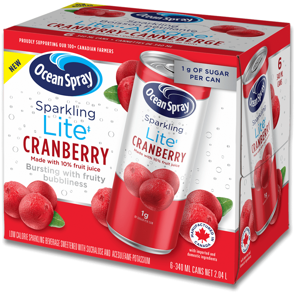 Sparkling Lite Cranberry 6/340 ml