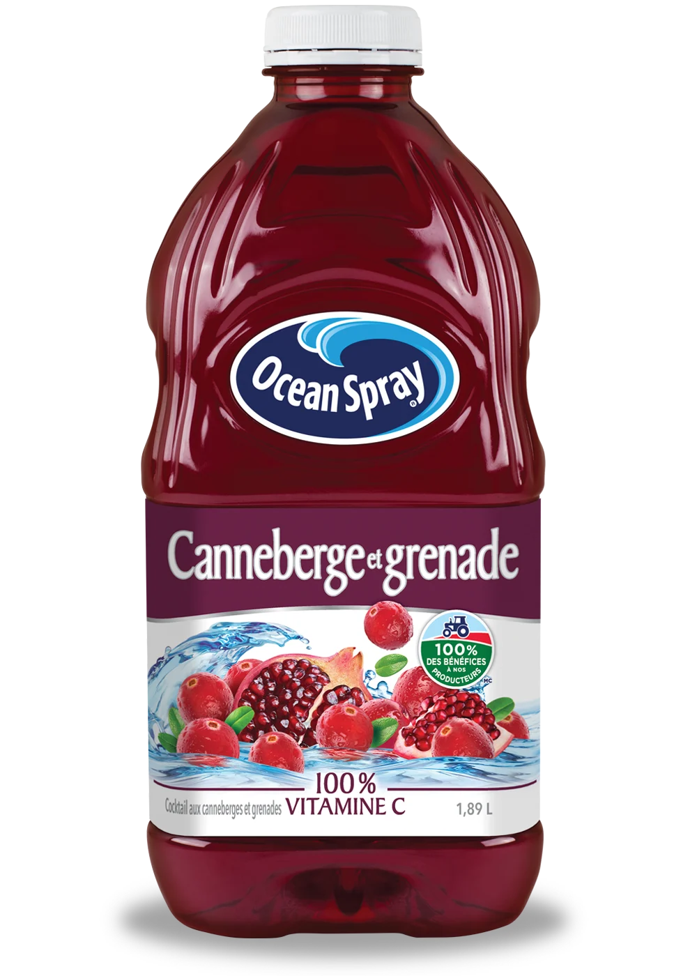 Cocktail aux canneberges et grenades 1,89L