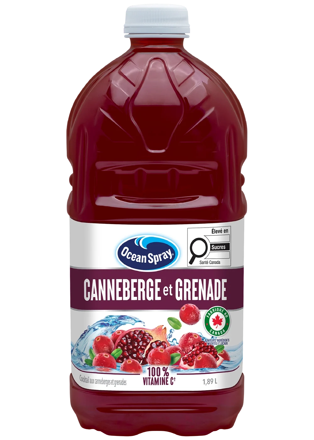 Cocktail aux canneberges et grenades 1,89L