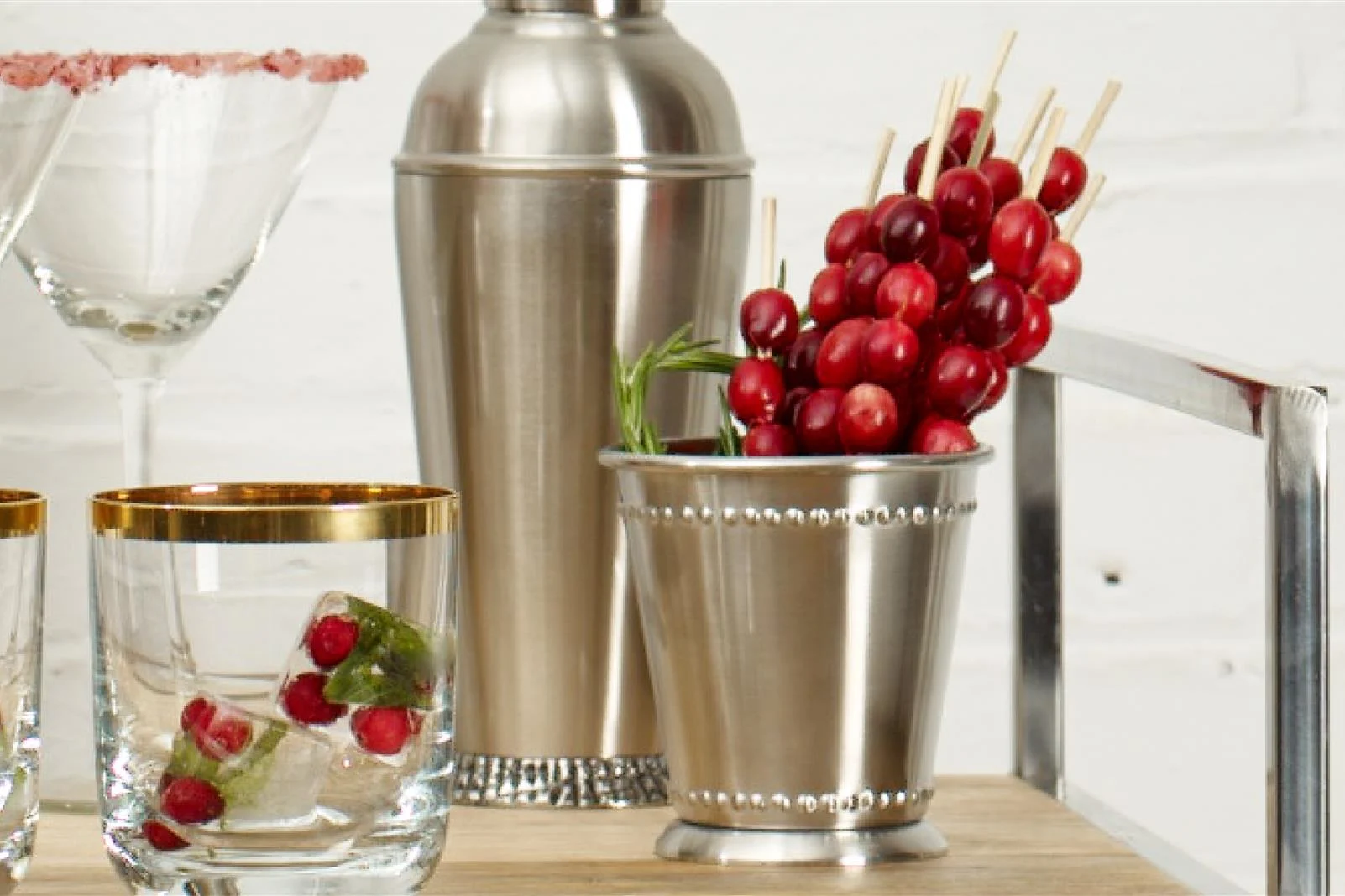 Cranberry Swizzle Sticks