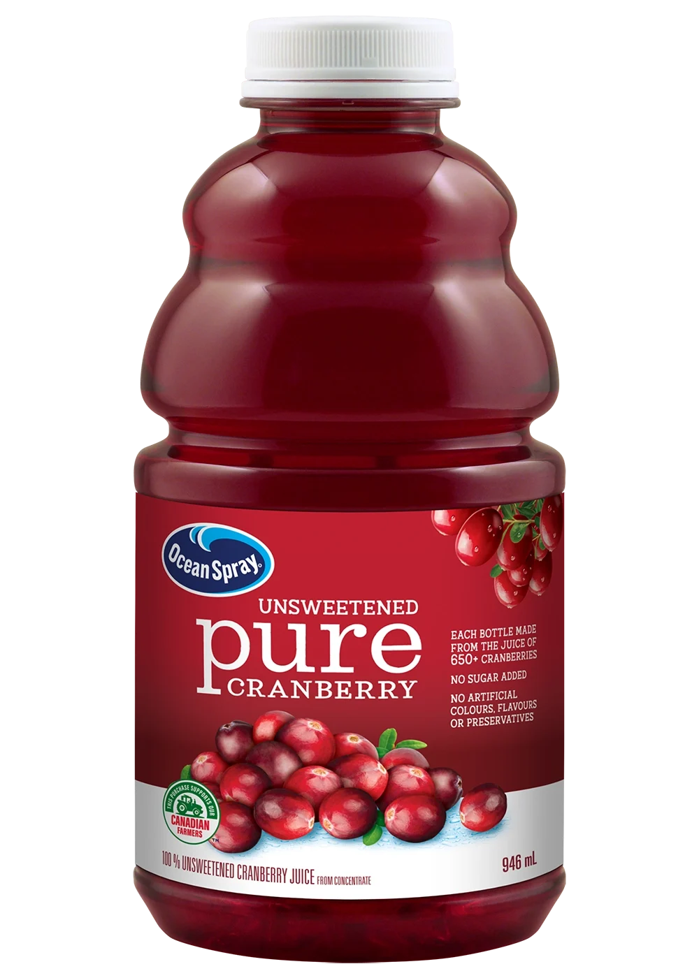 Unsweetened Pure Cranberry Juice 946mL