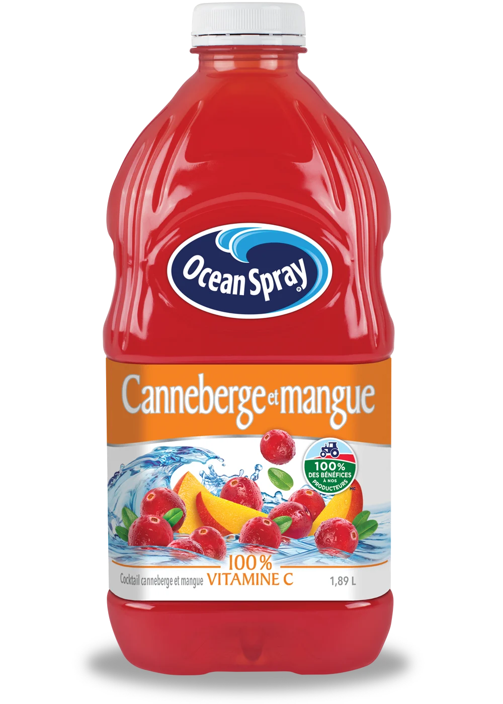 Cocktail canneberge et mangue 1,89L