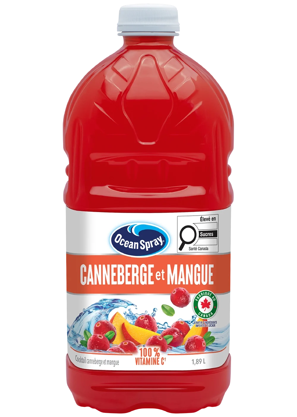 Cocktail canneberge et mangue 1,89L