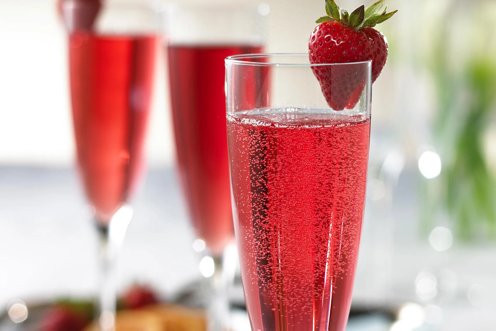 Cranberry Mimosas