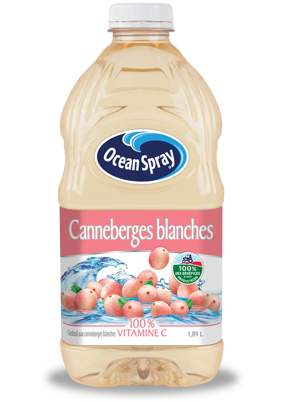 Cocktail aux canneberges blanches 1,89L