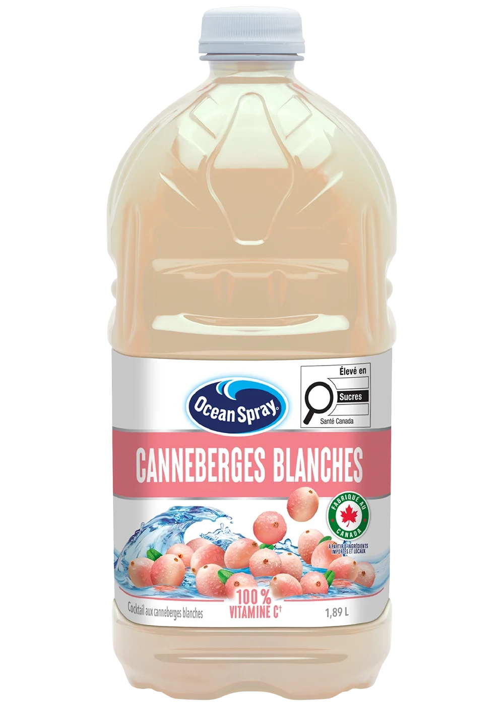 Cocktail aux canneberges blanches 1,89L
