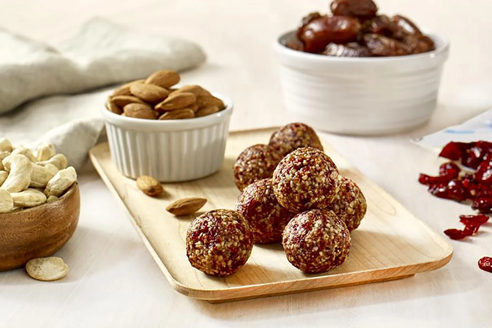 Cranberry Vanilla Energy Bites
