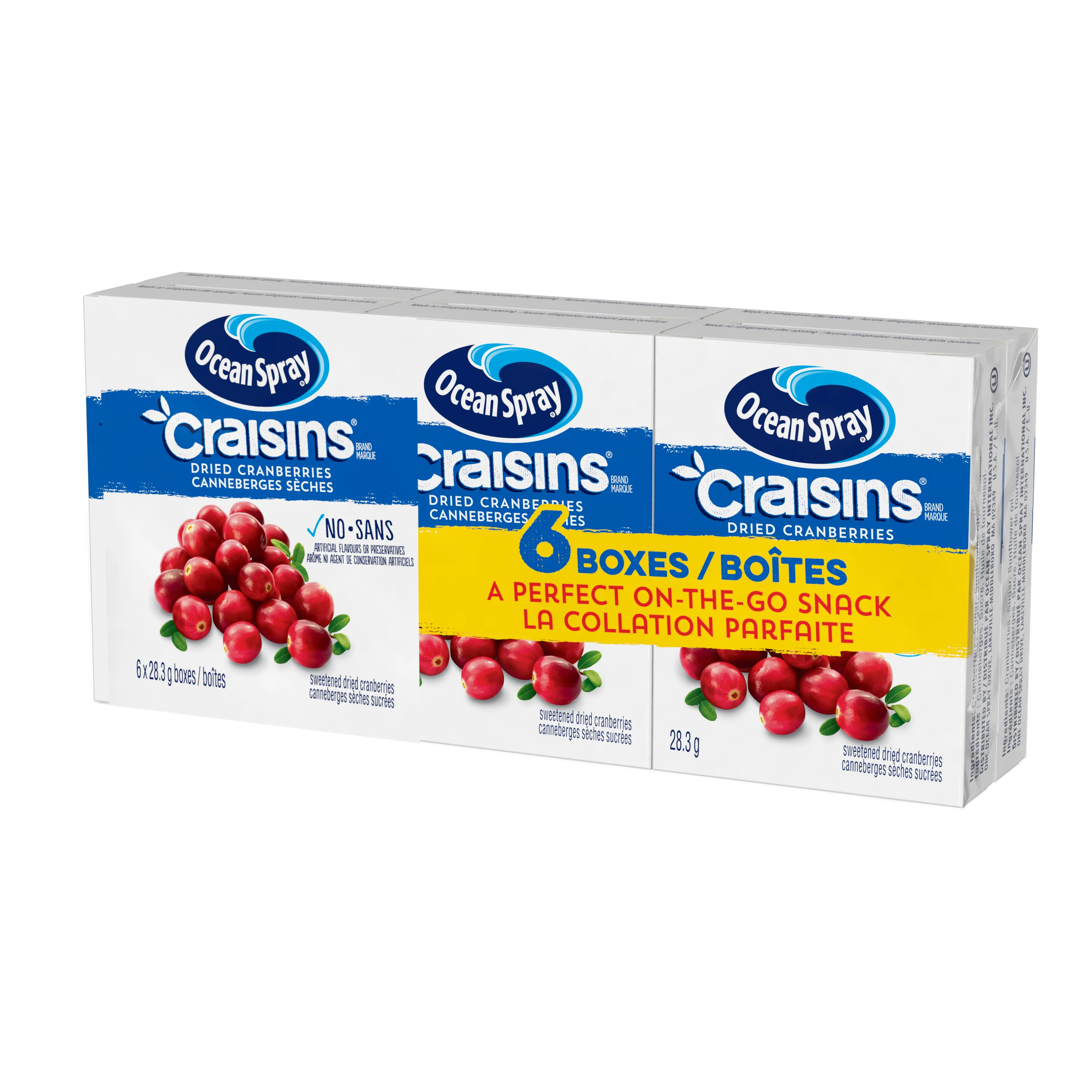 Craisins Dried Cranberries Snack Pack Boxes