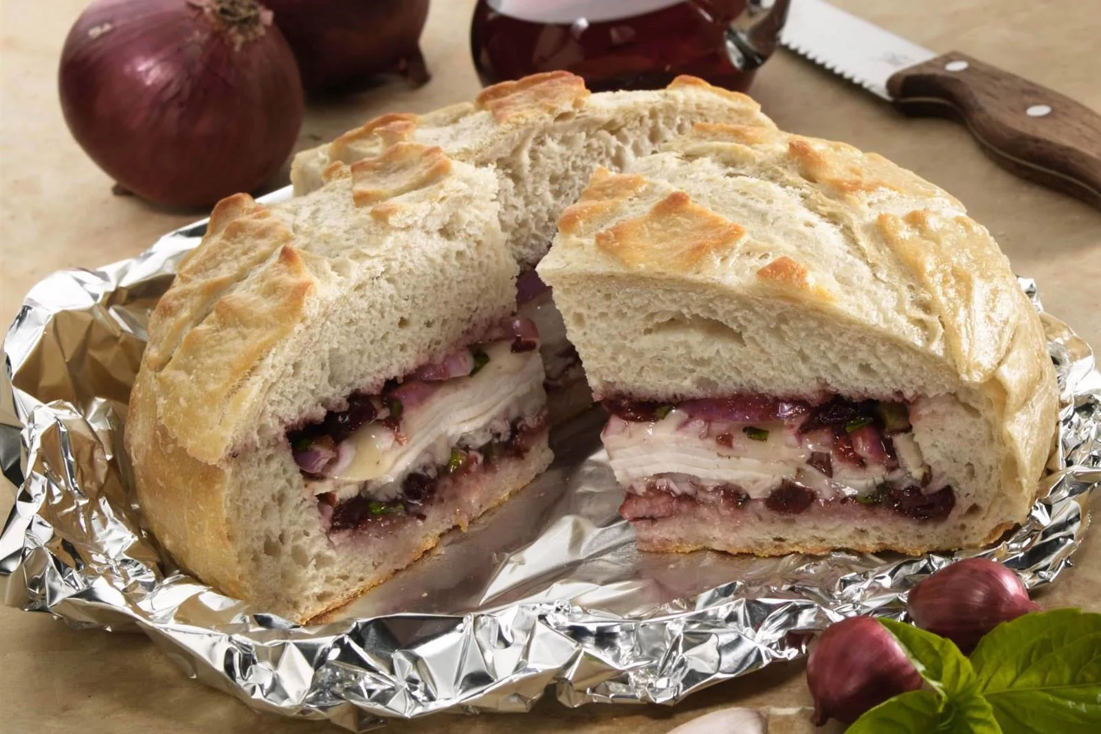 Cranberry Turkey Muffuletta