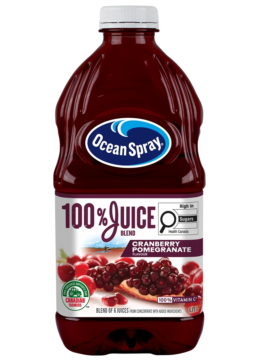 100% Juice Blend Cranberry & Pomegranate 1.77 L