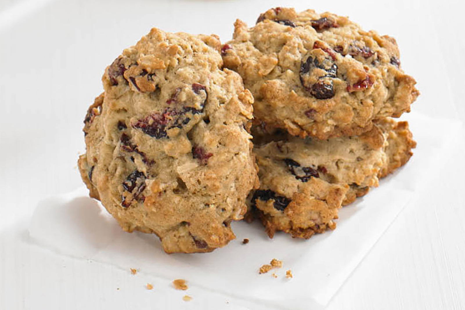 Cranberry Oatmeal Snack Cookies